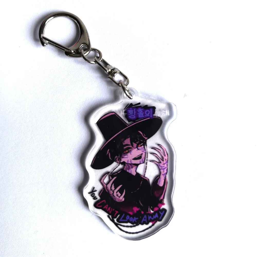 Anime  Demon Hunters Kpop Rumi Mira Zoey Keychain Cosplay Men Women Group Idol Cartoon Character Pendant Keychain