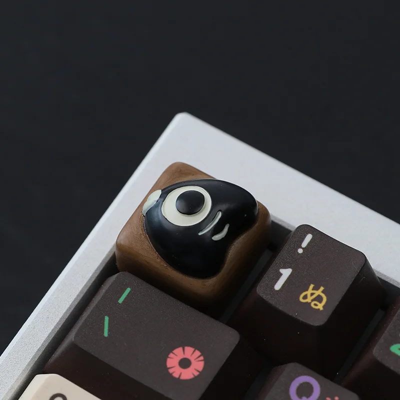 Personalized resin decompression keycap Japanese cross axis mechanical keyboard keycap single cute cartoon keycap