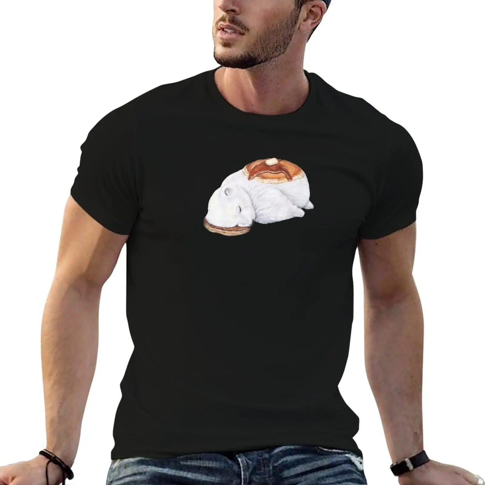 Polar bear with pancakes My original work can be seen at https://www.gabbagallery.com/nagisa-kamae-art T-Shirt