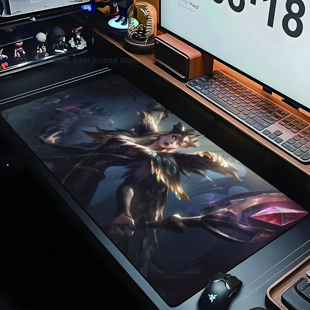 

LeBlanc League of Legends Mousepad Mouse Mat Desk Mat With Pad Gaming Accessories Prime Gaming XXL Keyboard Pad