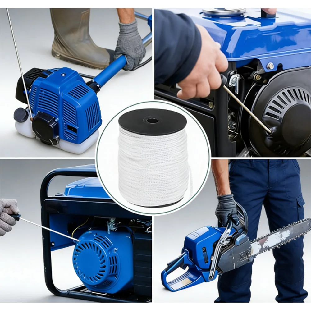 1PC Backlash Pull Cord 5mmX30m Rope Pull Starter For OUTDOOR POWER Recoil Starter Rope For Chainsaws Trimmers Tools Accessories