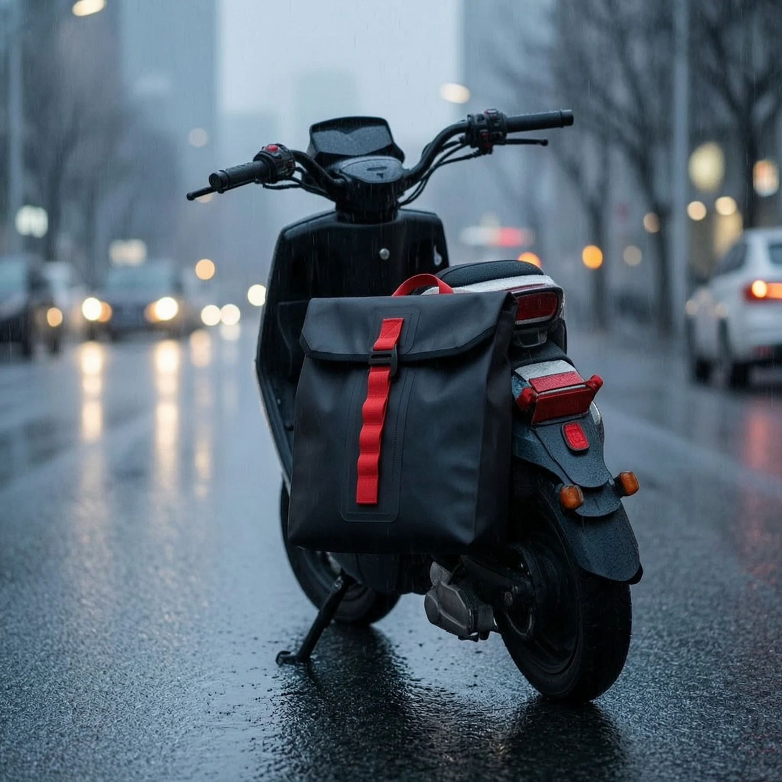Electric Scooter Storage Bag Weatherproof Electric Scooter Bag Heavy Duty Compatible for Commuters, Daily Commuting, Errands