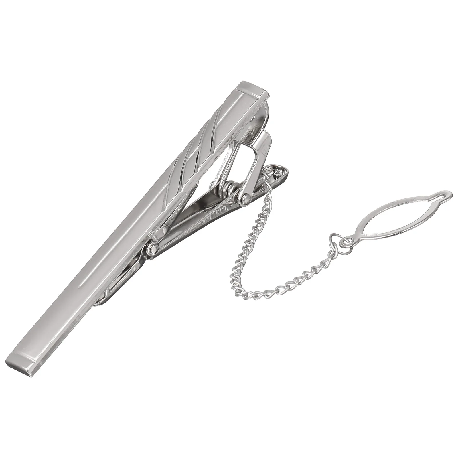 

Clips for Men Necktie Metal Clamp Pinch Bar Clasp Lapel Accessories Groomsmen Gifts