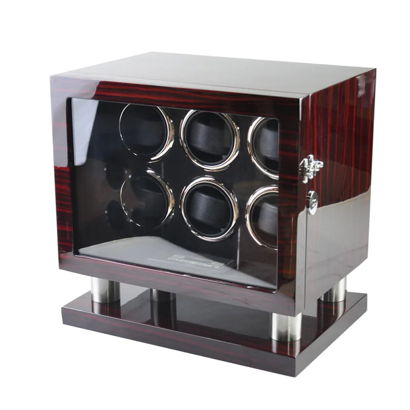 Anduyin6Table Shaking Watch Automatyczna mechaniczna nakręcarka do zegarków Pudełko do nawijania Pudełko na zegarek Obrotowa obudowa Obudowa rolki zegarka