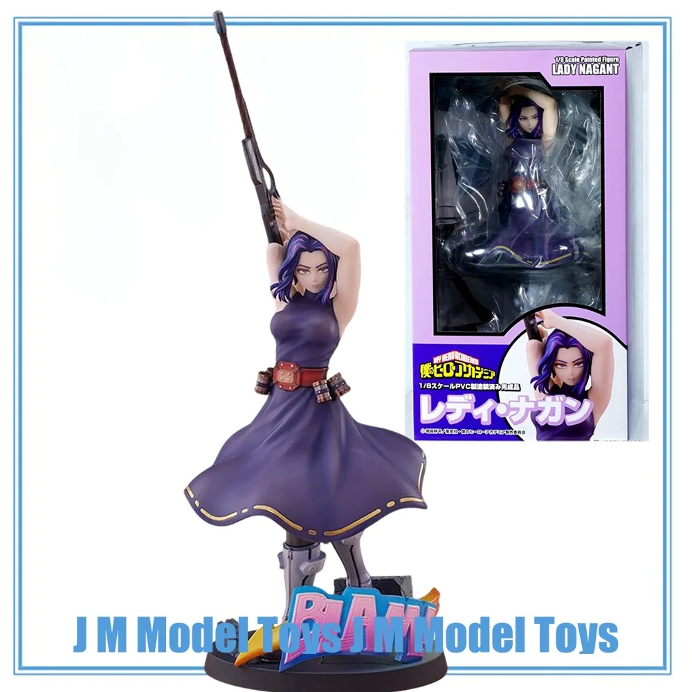 【JM】100% Original en Stock, Figura de Anime de la Serie de Colección Bell Fine Boku No Hero Academia Lady Nagant, Modelo de Decoración