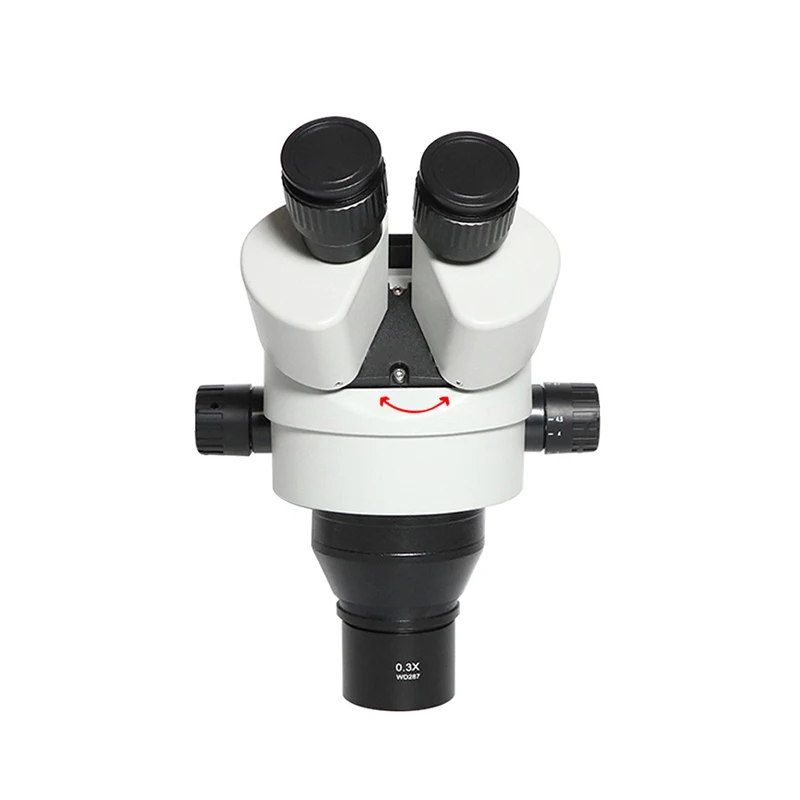 EM-01 3.5X-90X Trinocular Zoom Stereo Microscope Lens Confocal Industrial Microscope WF10X 20mm Eyepiece