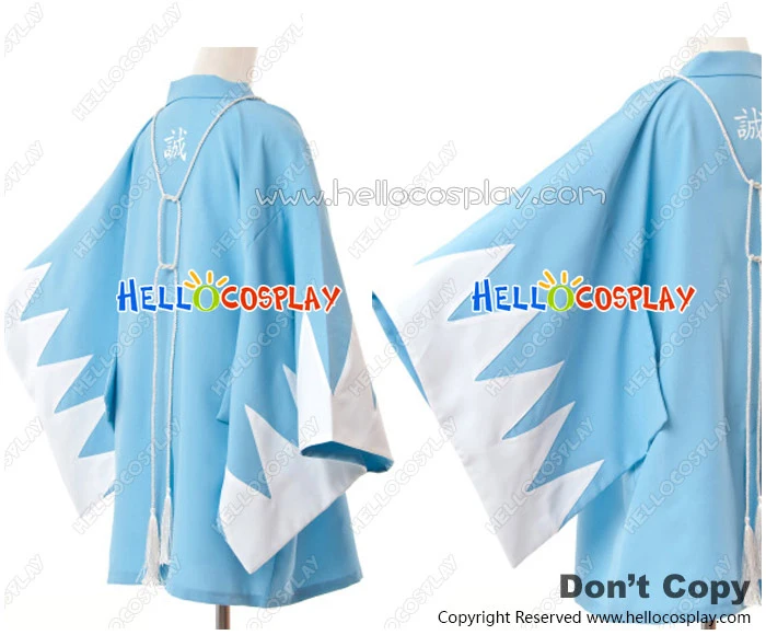 Hakuoki Hakuouki Shinsengumi Kitan Cosplay Shinsengumi Blue Coat Costume H008