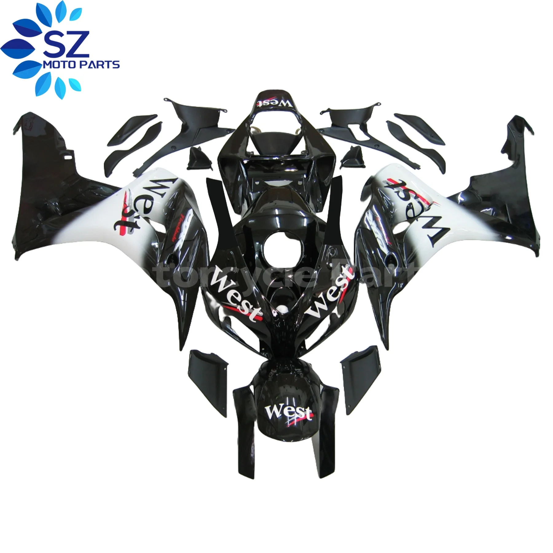 

Для Honda CBR1000RR CBR 1000RR 1000 CBR1000 RR 2006 2007 капот пластиковый обтекатель кузова комплект кузова ABS литьевая форма