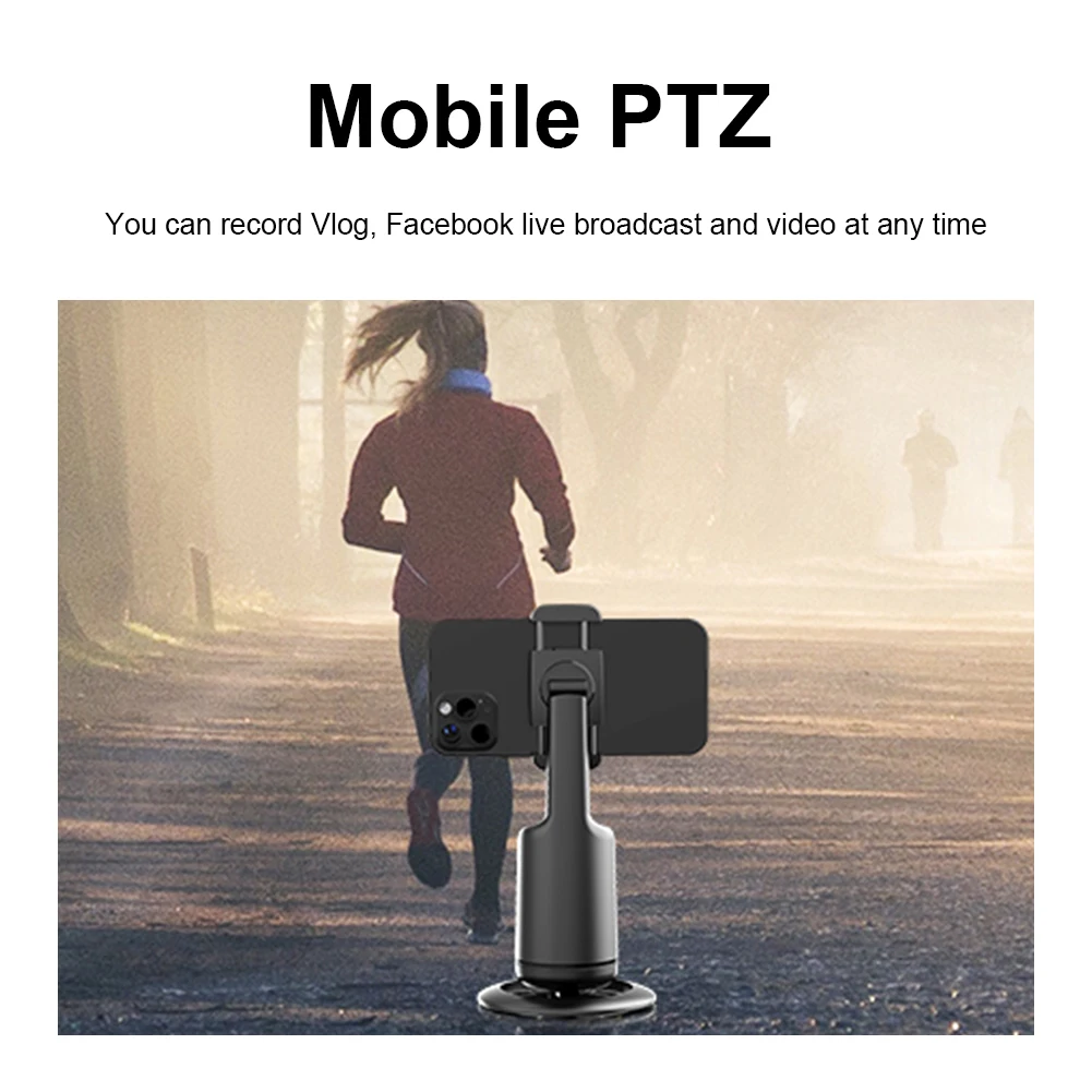 

Интеллектуальный настольный подвес для отслеживания, вращение на 360°, стабилизатор подвеса для телефона, палка для селфи, штатив для видеозаписи