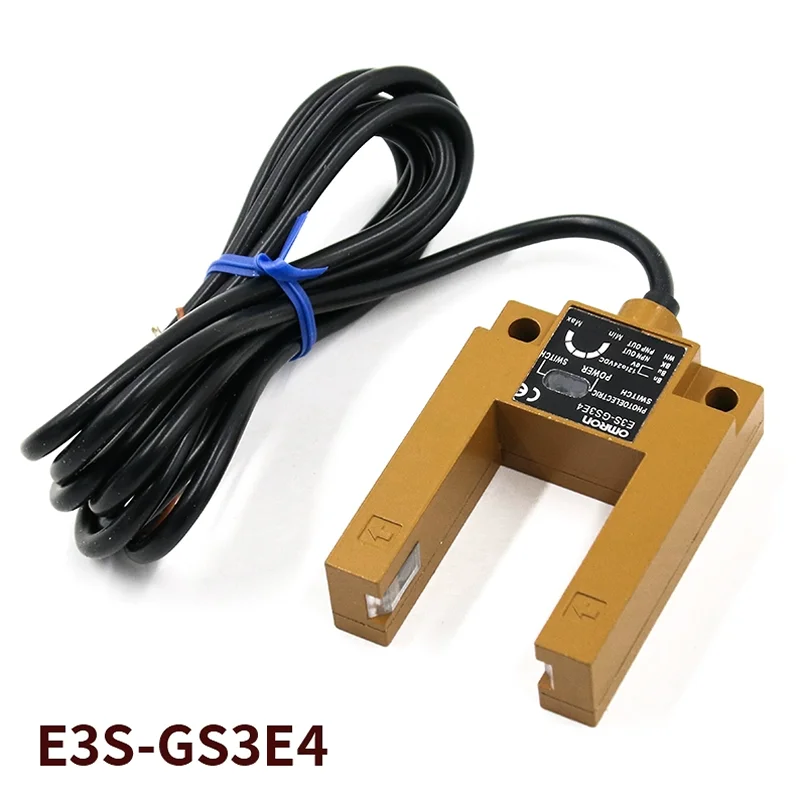 Elevator U-shaped photoelectric switch E3S-GS3E4 flat layer sensor GS30E4 three-wire sensor GS3B4 four-wire