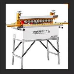 WFS-750 Edge Banding machine, Both straight and curved, Fully automatic woodworking home decoration double-sided glue sealing re