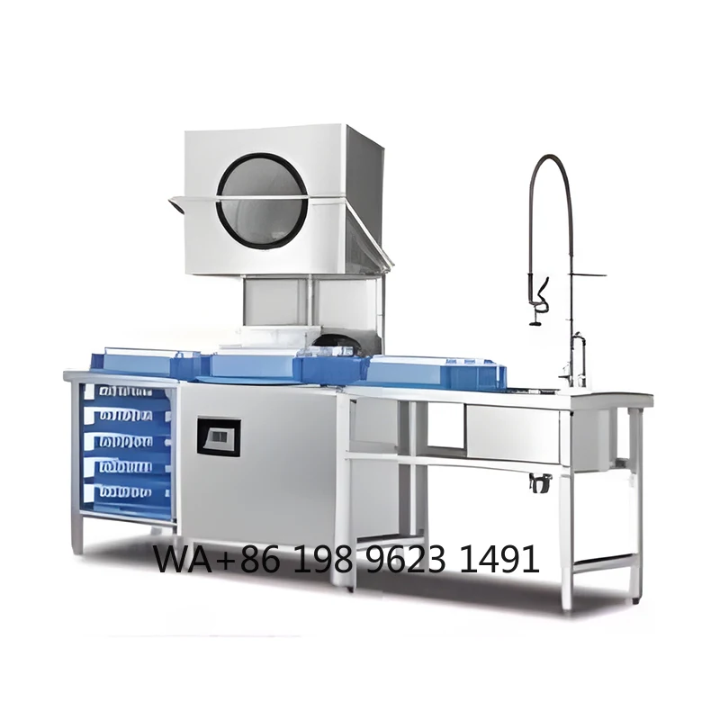 Multifunction Fully Automatic Ultrasonic Dishwasher Sink Integrated Commercial Restaurant Catering Equipment