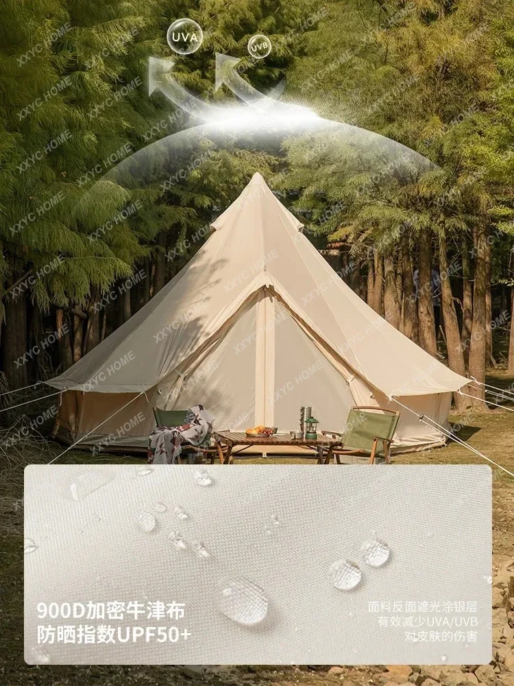 JJYurts Tent Campground Picnic Outdoor Hotel Camping Overnight Rain-Proof Equipment