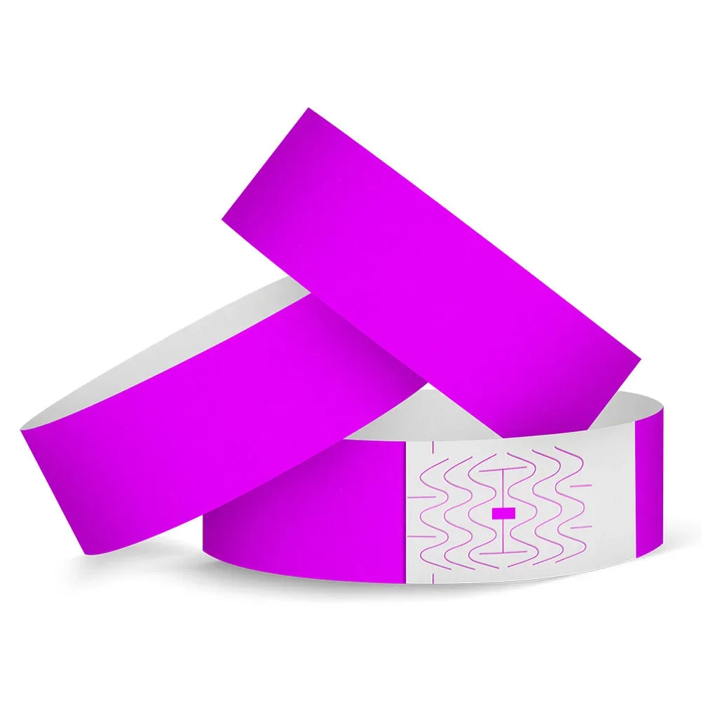 600pcs Party Wristbands Conference Event Tickets Paper Bracelet Synthetic Paper Plastic for Tyvek Wristbands Sticky Wristband view 6