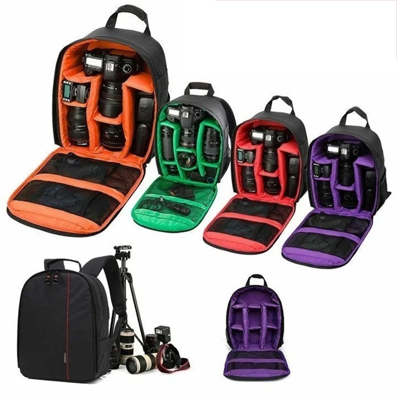 Camera Backpack Video Digital Shoulder Camera Bag Waterproof Photo Knapsack DSLR Backpack For Canon Nikon Sony Olympus Outdoor