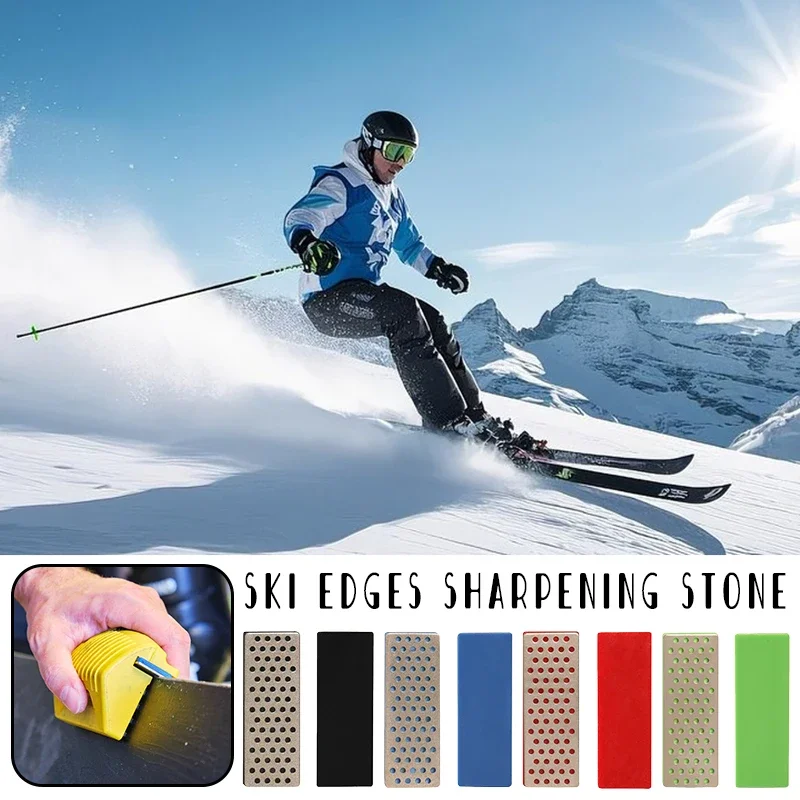 1pc Sharpening Stone for Snowboard Ski Edges Professional Knife Sharpener Outdoor Skiing Maintenance Tools Accessories