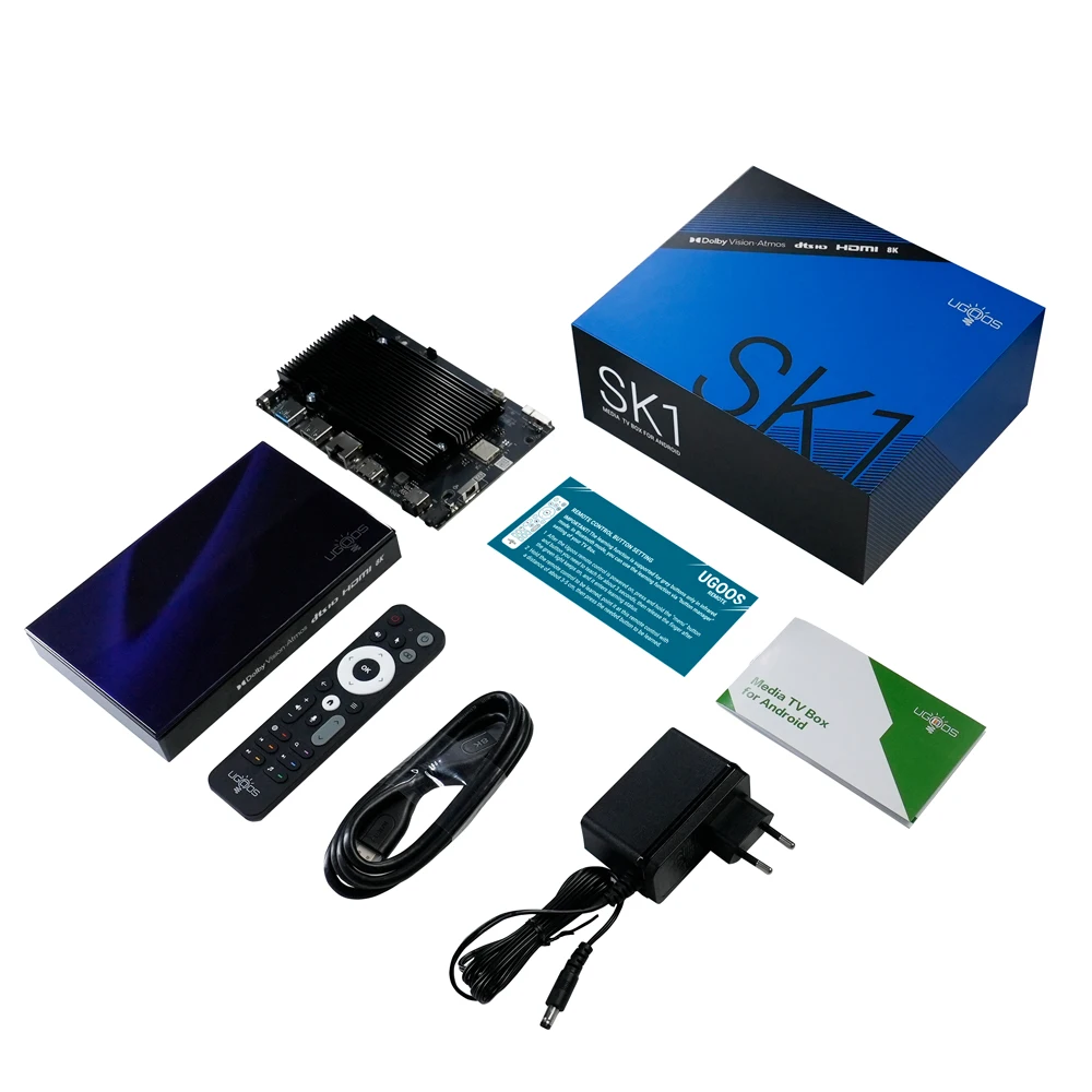 Imagem -06 - Ugoos Sk1 Smart tv Box Android 11 Amlogic S928x-k 8gb 128gb Wifi Bt5.2 1000m Dolby Widevine l1 Suporte Dts Novo 2023