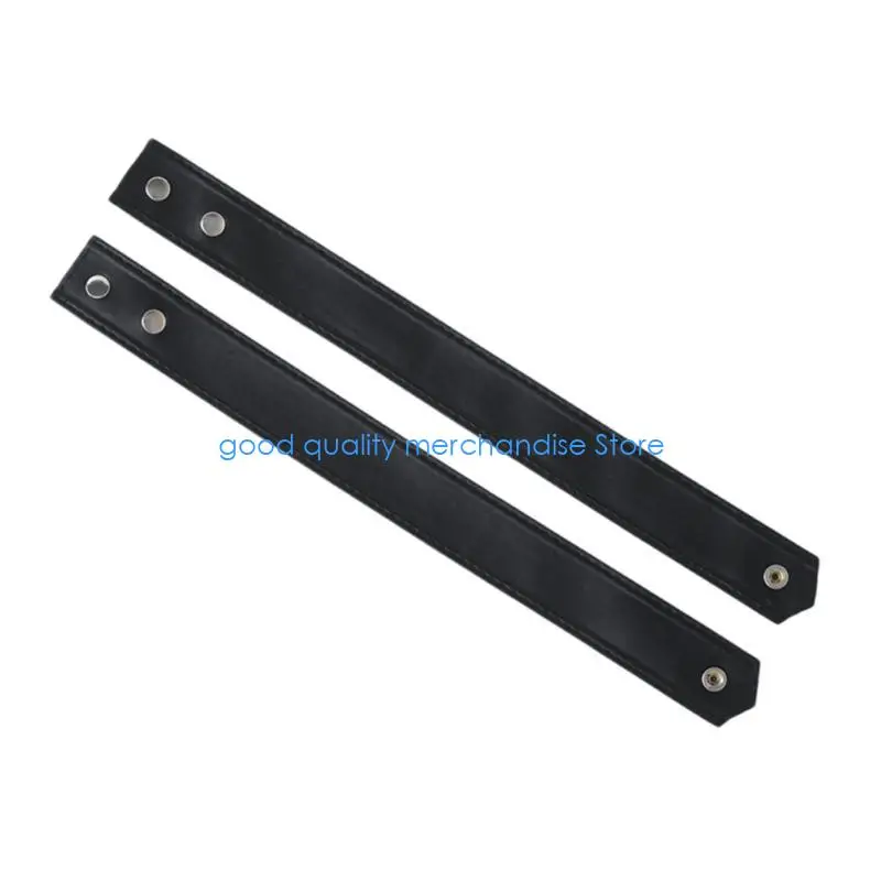 Y5JD 1 زوج سوار من الجلد البانك قابل للتعديل سوار من الجلد المتانة