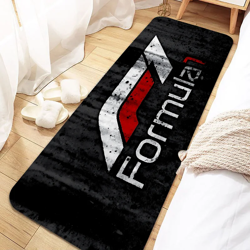 F1 Formula 1 One Racing Car Door Mat Entrance Non-slip Doormat Washable Kitchen Carpet Living Room Hallway Rugs Bathroom Bath