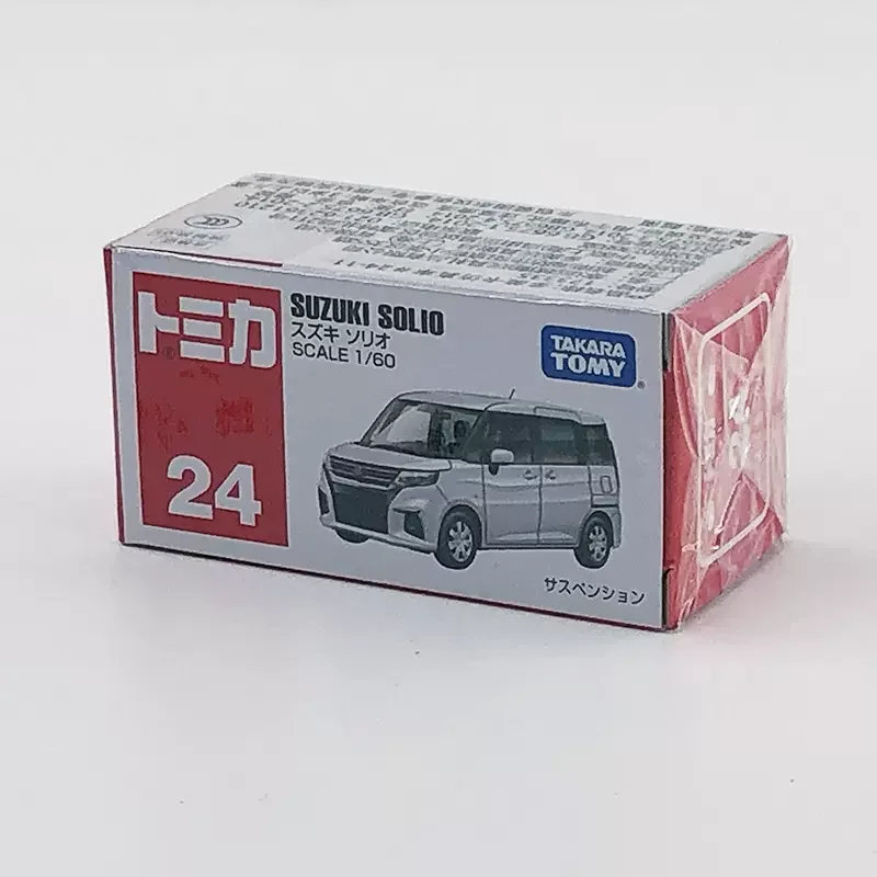 Genuine Takara Tomy Car 1/60 Scale Tomica SUZUKI SOLIO Metal Vehicle Toys for Boys Automobile White Van Simulation Model Present