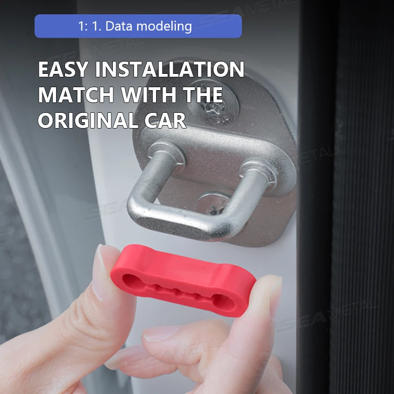 SEAMETAL باب السيارة امتصاص الصدمات العالمي باب السيارة مشبك عازلة للصوت المميت المثبط وسادة المضادة للاهتزاز عازلة الوسادة