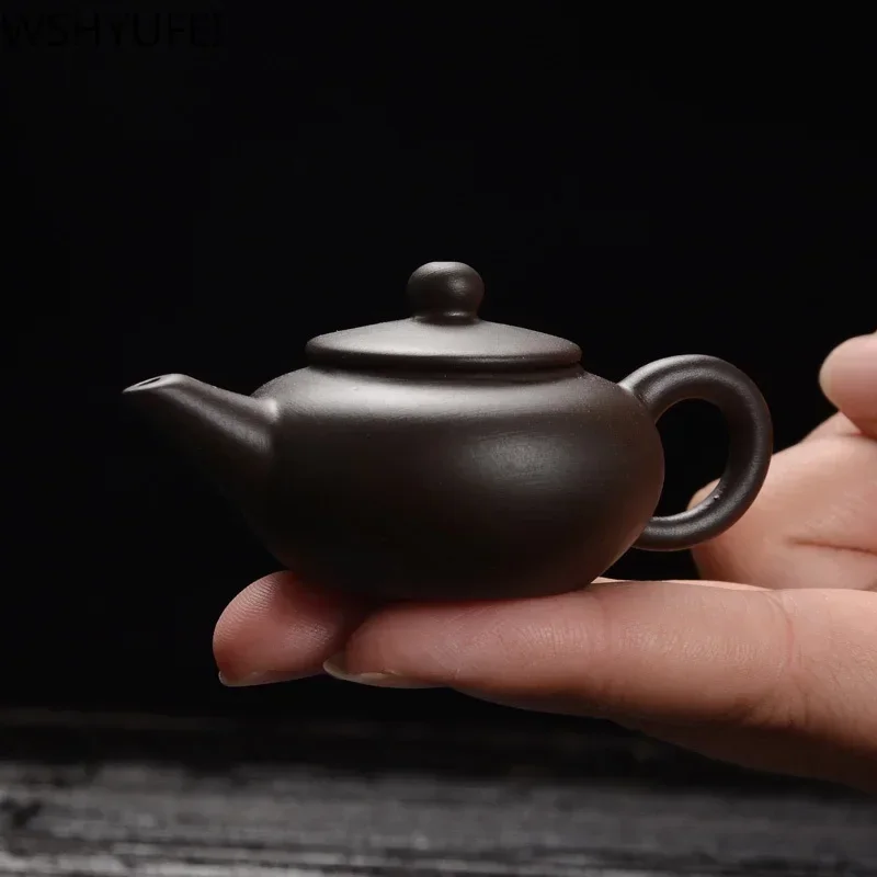 New style Purple sand Tea pet Creative trumpet Fingertip pot Tea set tea set Household tea set accessories WSHYUFEI tea pet