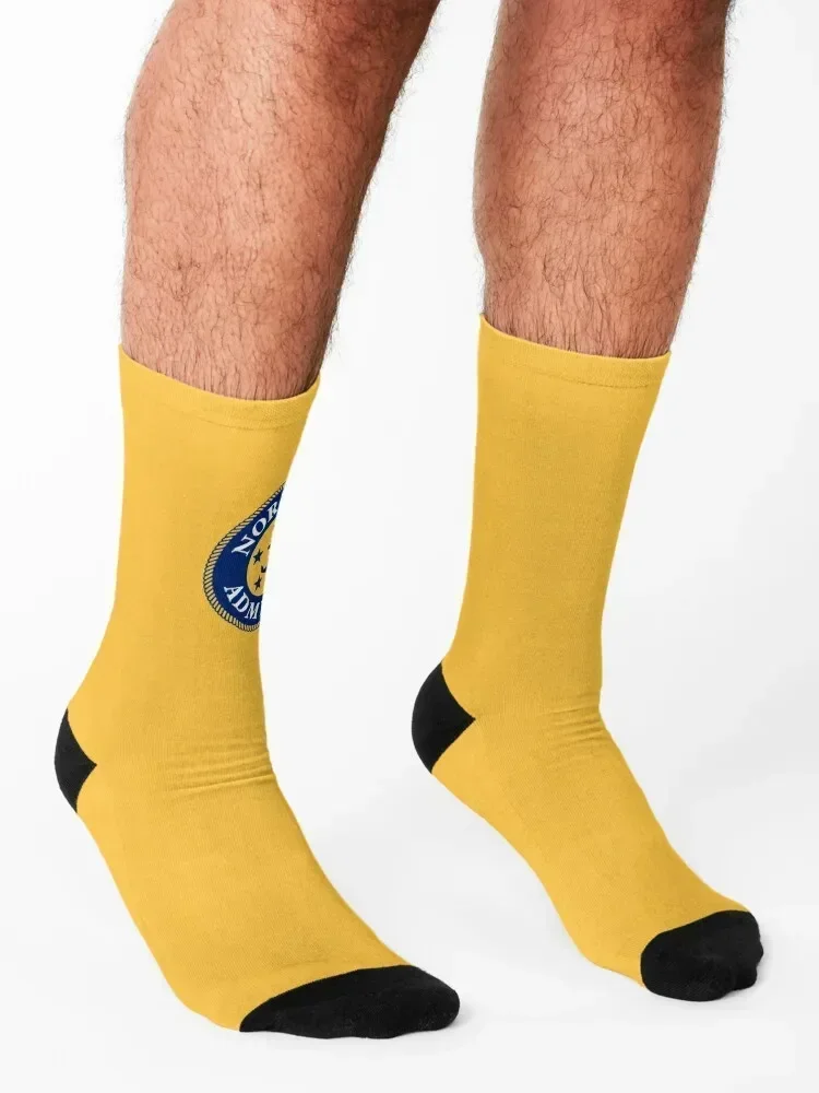 Norfolk Admirals Socks Soccer retro sports stockings colored Men's Socks Luxury Women's