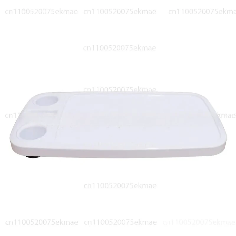 Rectangle RV Lifting Table Yacht ABS White 2 Cup Groove Table Board Removable Table Board Anti-aging Anti-UV