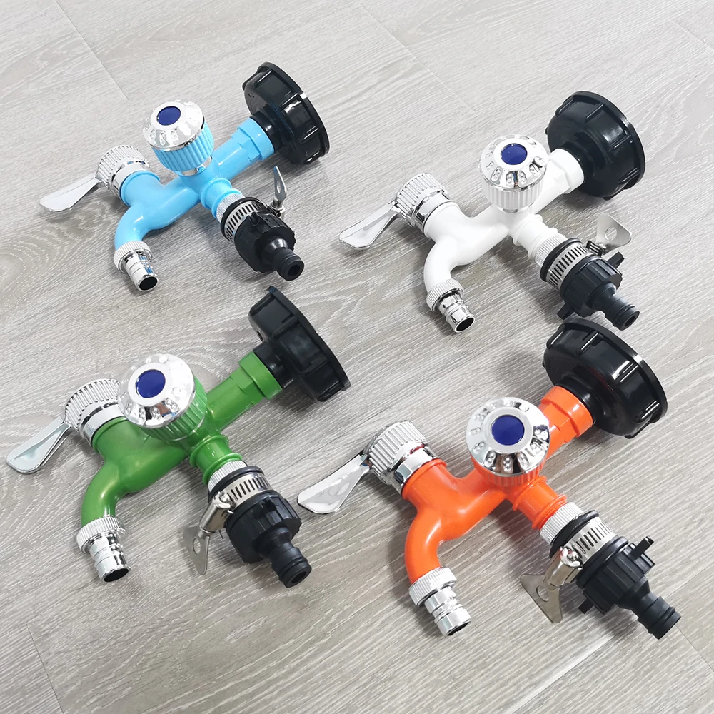 

1 Set Car washing machine faucet set 1/2 '' faucet S60 * 6 IBC Adapter Connection Kit Quick connector for car wash water pipe