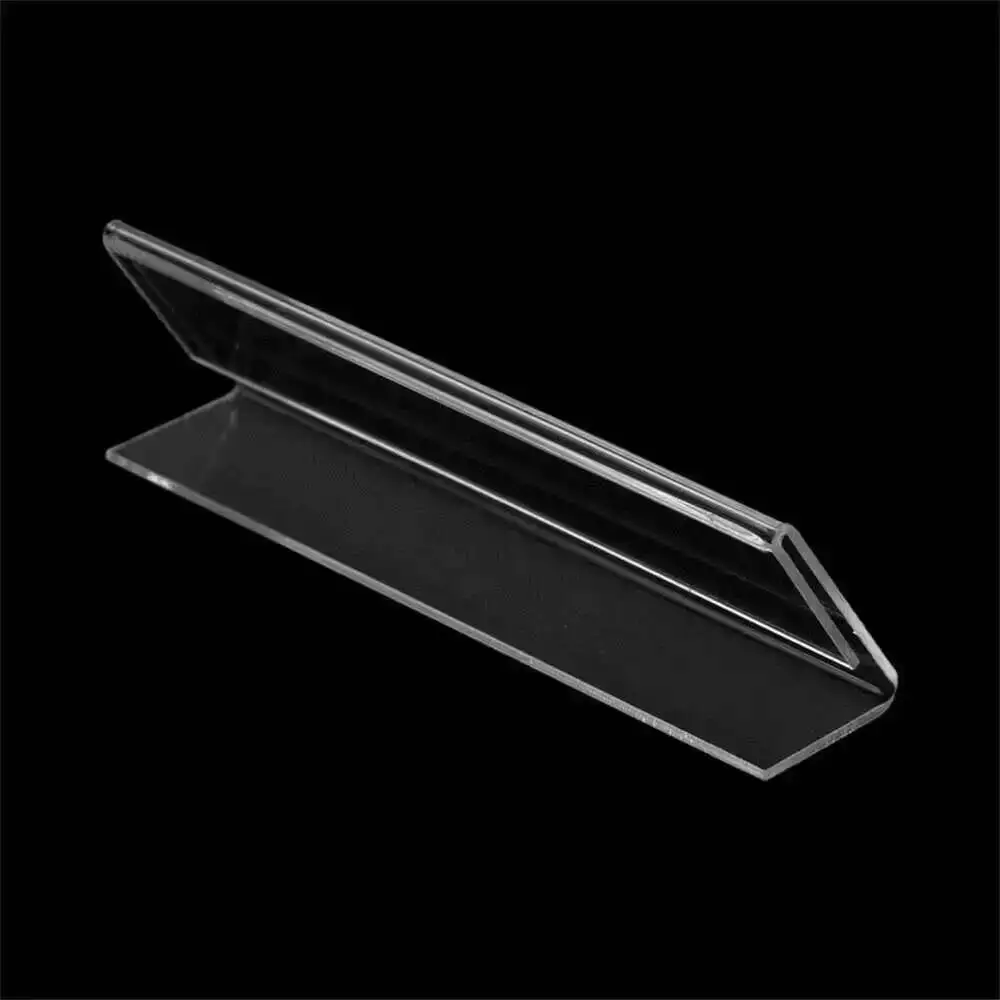 Table Card Price Tag Display Desk Sign Label Frame Display Holder Promotion Name Card Display L Stand Centre Price Talker