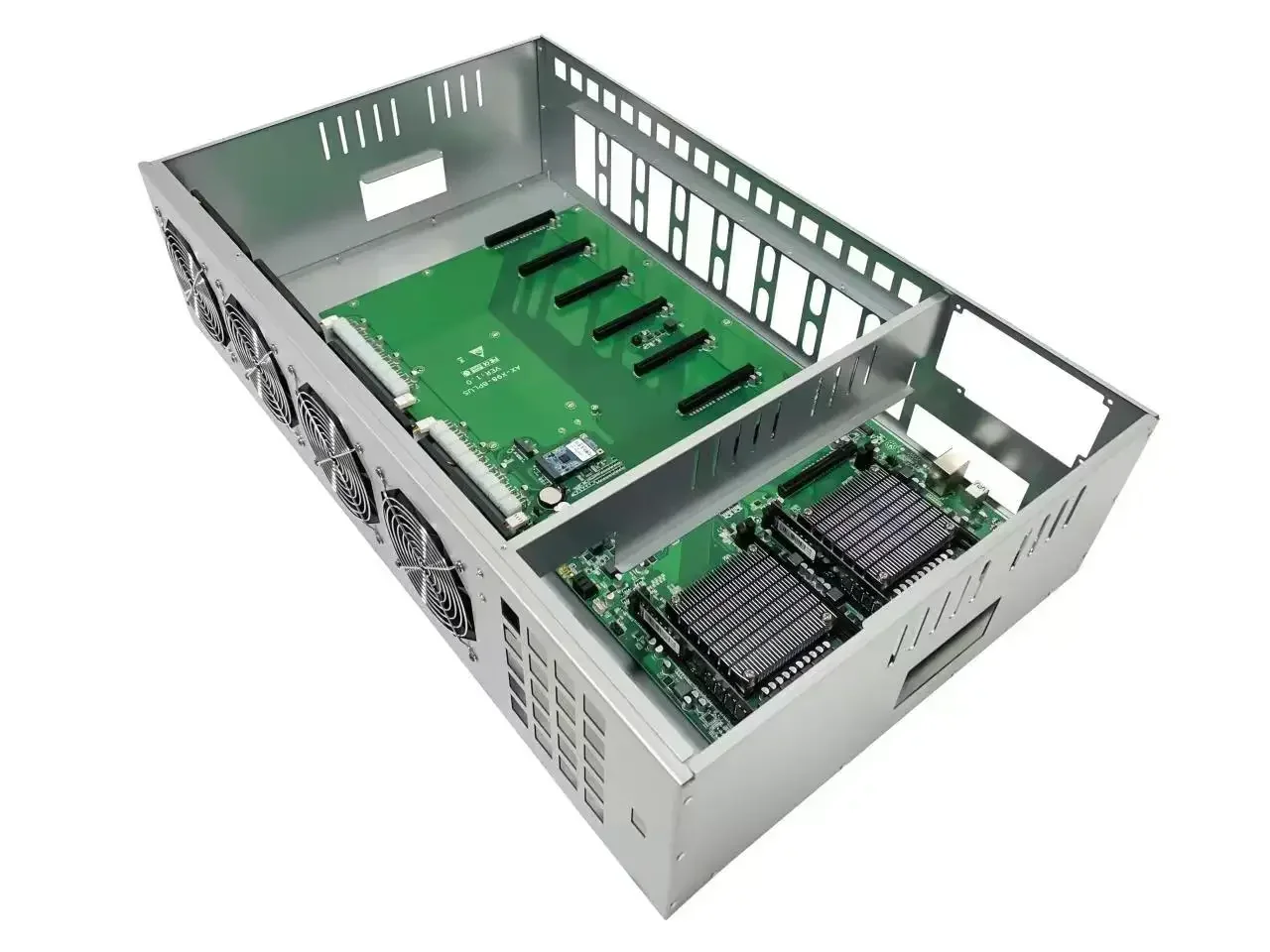 Servidor de chasis Aleo para centro de datos X98 X99 E5 IDC, juego completo de seis tarjetas y ocho tarjetas, placa base Aleo RTX 3060 3070 3080 GPU