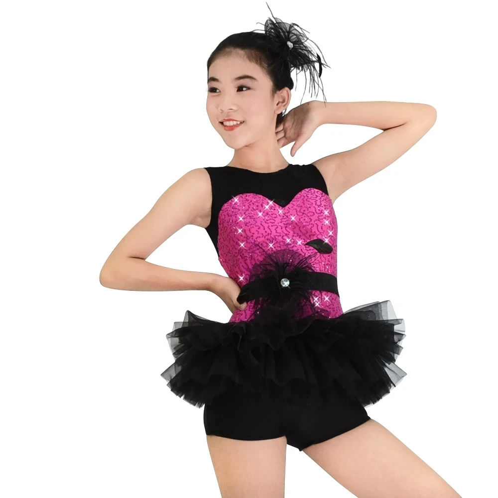 

Customized sizes, customized colors, children's and girls' performance clothing, jazz clothing