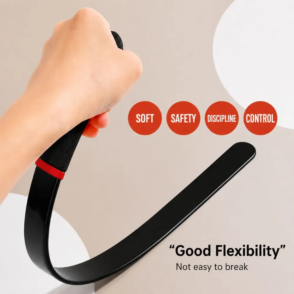 Durable Safe Teaching Pointer Stick Non-hurting Flexible Discipline Ruler with Anti-slip Handle Teaching Whip Classroom Teaching