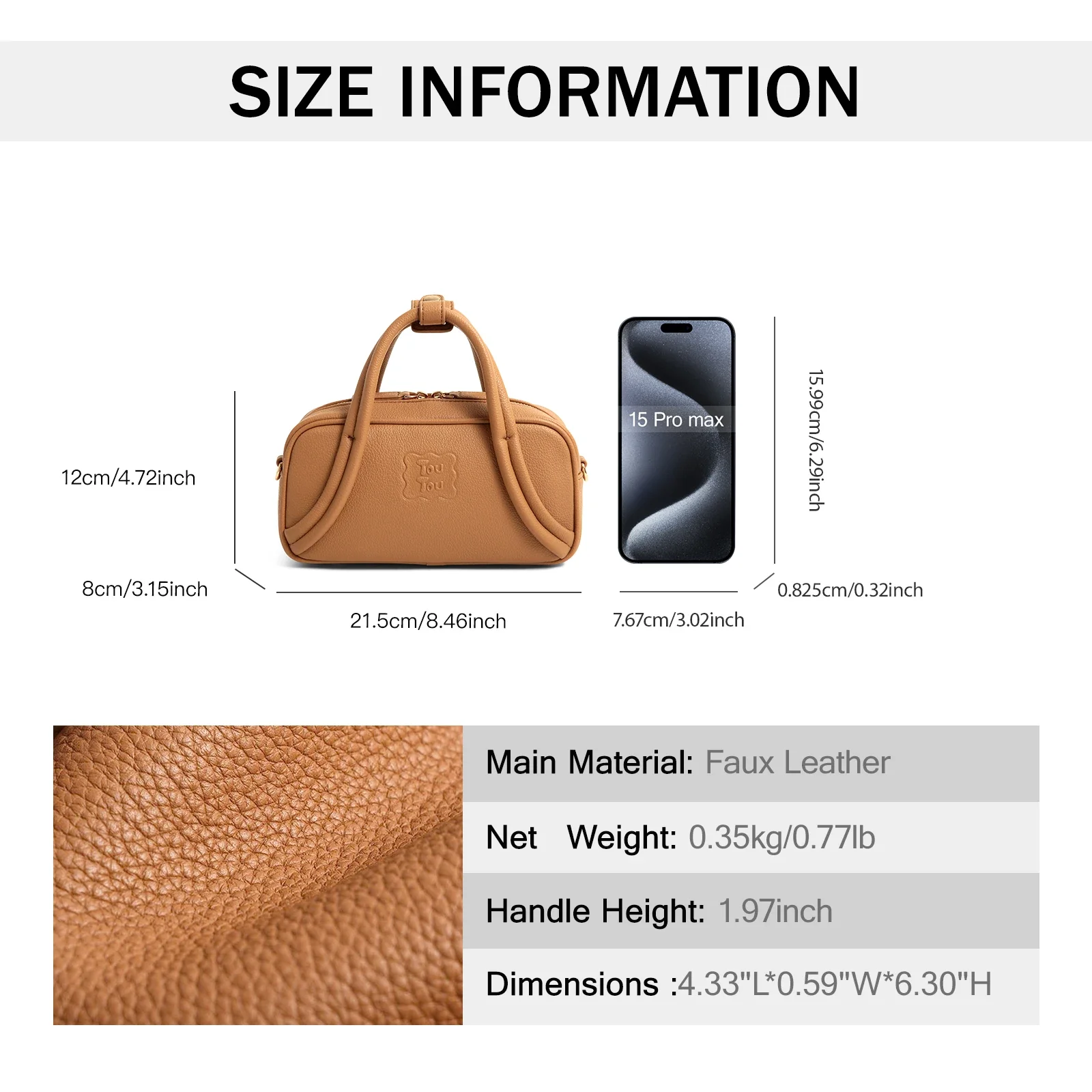 Troutou borsa da donna tracolla lunga regolabile Fashion Original Designer Luxury Branded Crossbody Bag PU Leather Female