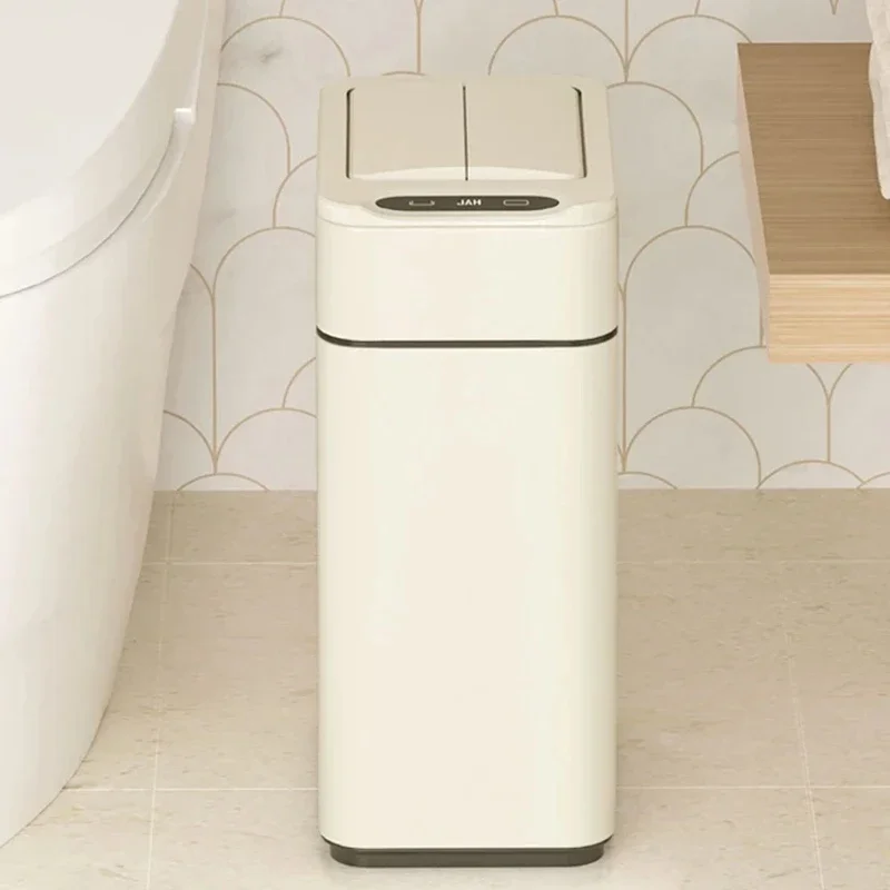 20L Smart Kitchen Trash Can 20리터 스마트 쓰레기통 Automatic Sensor Bucket Garbage Can Stainless Steel 대용량 주방 쓰레기통 센서 쓰레기통 Wastebasket