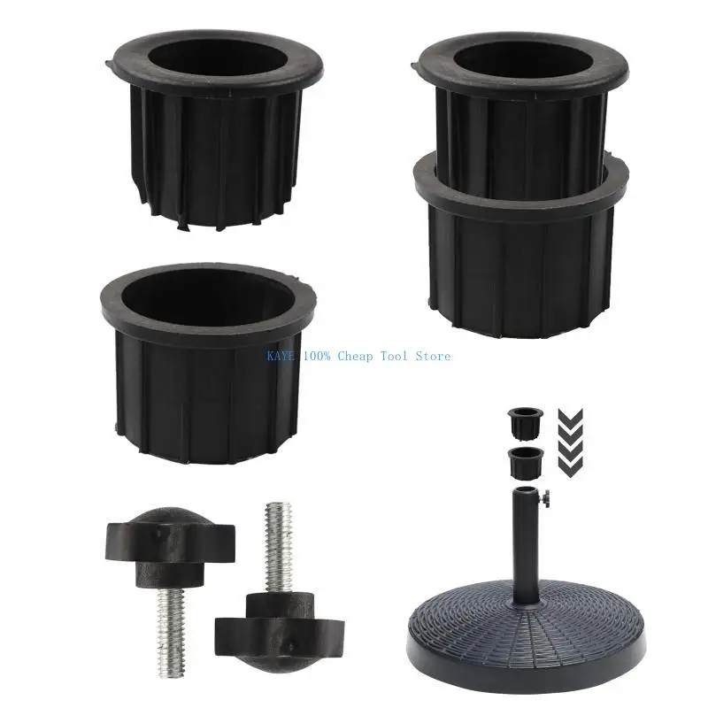 

G6KA 6 Pieces/pack 1.5" 1.9" Umbrella Base Hole Ring Plug Cover Replacement Part