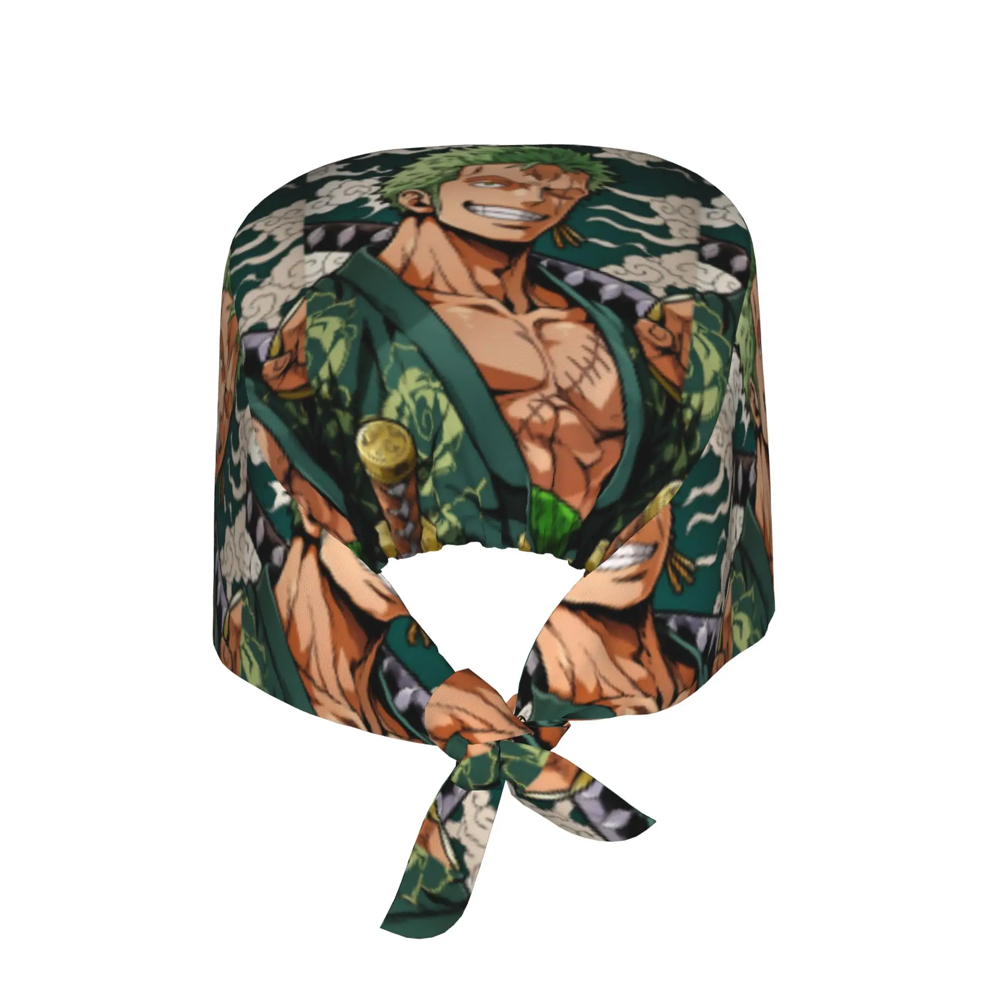 Custom One P-Pieces Zoro Manga Hot Medical Staff Scrubs Hat Unisex Comics  Doctor Nursing Surgical Cap Scrub Caps