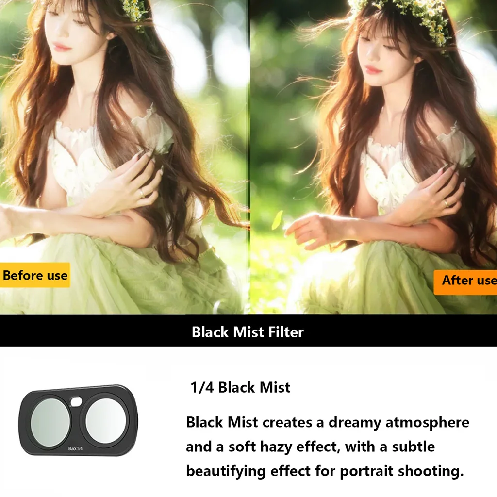 Für Insta360 Luna Ultra Magnetischer Objektivfilter UV-Schutz CPL ND8/ND16 1/4 Schwarzer Softfilter für Insta360 Ace Pro 2 Zubehör – Detail 4