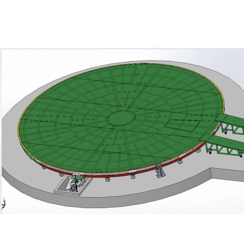 Electric Rotating Turntable Motorized Rotating for Cargo Transportation