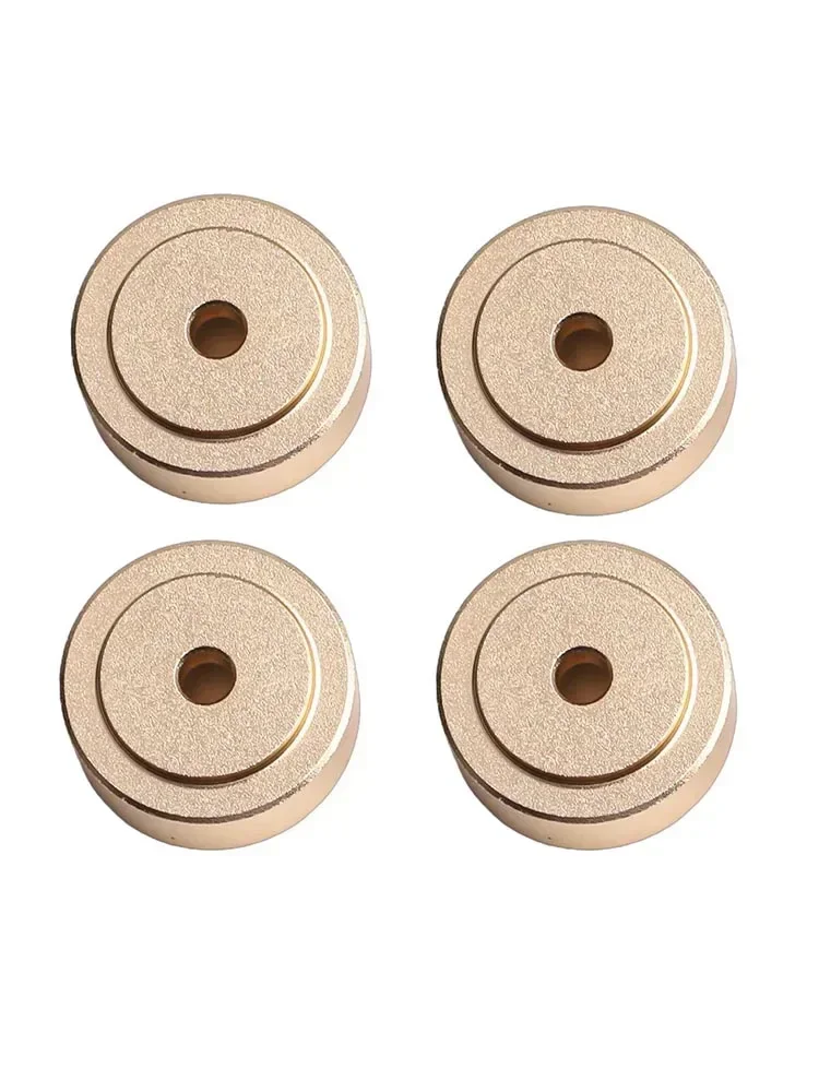 

​​4pcs 20*8/30*10/40*10/40*15/50*15/40*20mm Aluminum Alloy Rubber Speaker Isolation Feet Pad For Speaker Amp CD Player Feet Pad