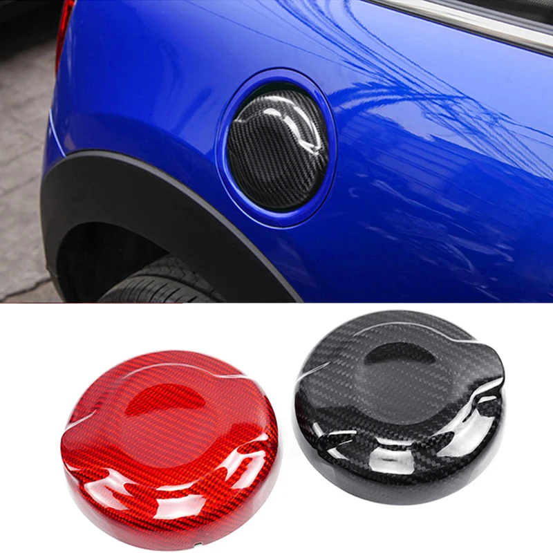 

Real Carbon Fiber for Mini Cooper F55 F56 F57 Fuel Tank Cover Sticker Car Stylings for Mini S JCW Hatchback Gas Tank Cap Trim