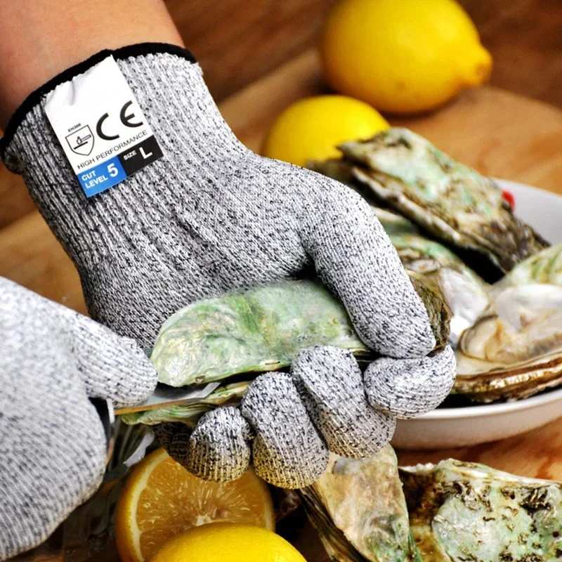 Cut Resistant Gloves, Kitchen & Gardening Protection Wear, Anti-Scratch for Glass Carving, Flexible & Durable