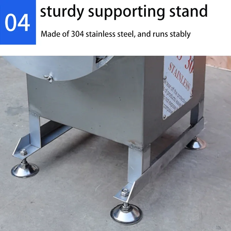 آلة قطع الموز الطويلة المشهورة، آلة تقطيع البطاطس والفجل الصغيرة المصنوعة من الفولاذ المقاوم للصدأ