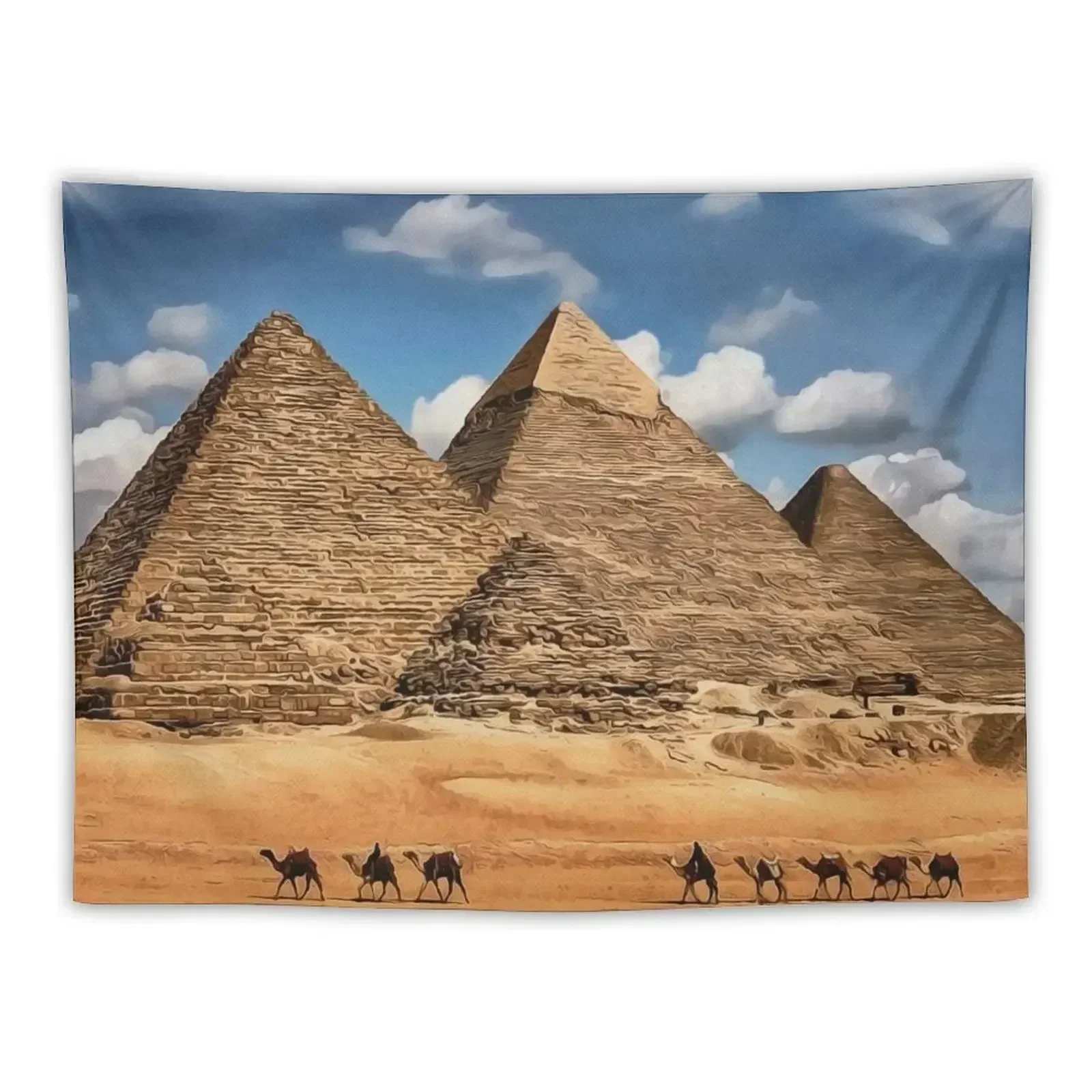 

Egypt Pyramids of Giza, Africa Tapestry Aesthetic Room Decor Wall Hanging Wall Things To The Room Home Decoration Tapestry