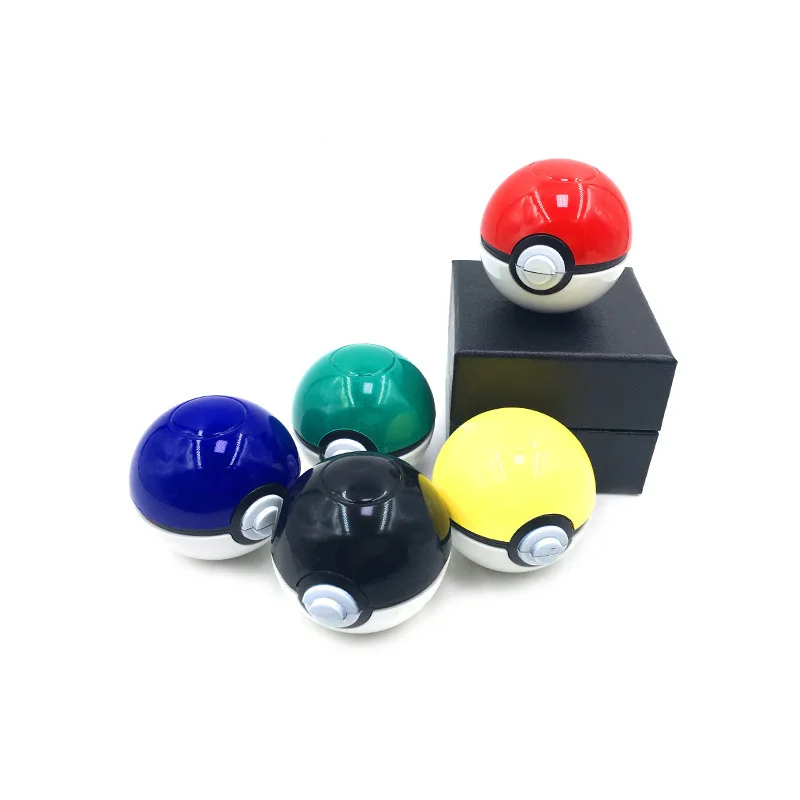 1pc Man Balls Poke Metal Grinder 50mm 3 layers Herb Mill Crusher Cigar Tobacco Grinder Yellow Smoking Pipe Accessories