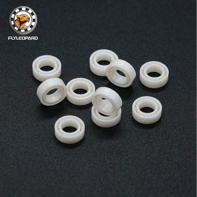 3PCS MR74W2CE 4x7x2mm Full Ceramic Ball Bearing ZrO2 Silicon Nitride Corrosion Proof for Dental Lab/High Temp Motor