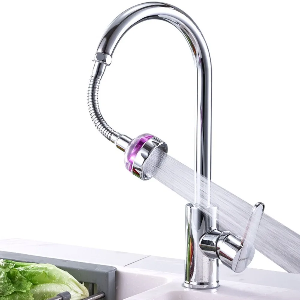 360° Rotation Kitchen Faucet Adjustable Water Saving Nozzle Bath Faucet Connector Exquisite Plastic Splash-Proof Faucet Kitchen