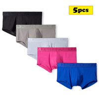 5PCS/Set Mens Underwear Boxers Modal Sexy Bikini Jockstrap Briefs Sexy Lingerie Man Pantines Underpants for Men