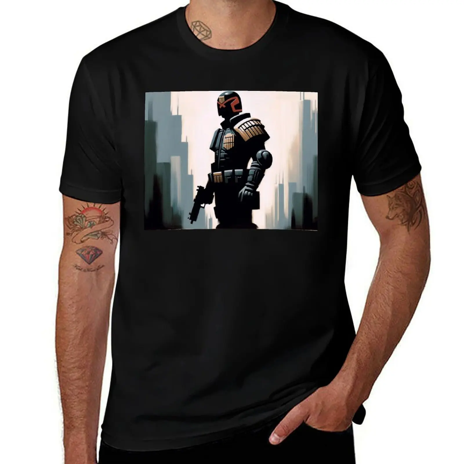 

Dreaded Judge Dredd - I Am the Law vol.8 T-Shirt t shirts for man slim fit man t shirt graphic T-shirt
