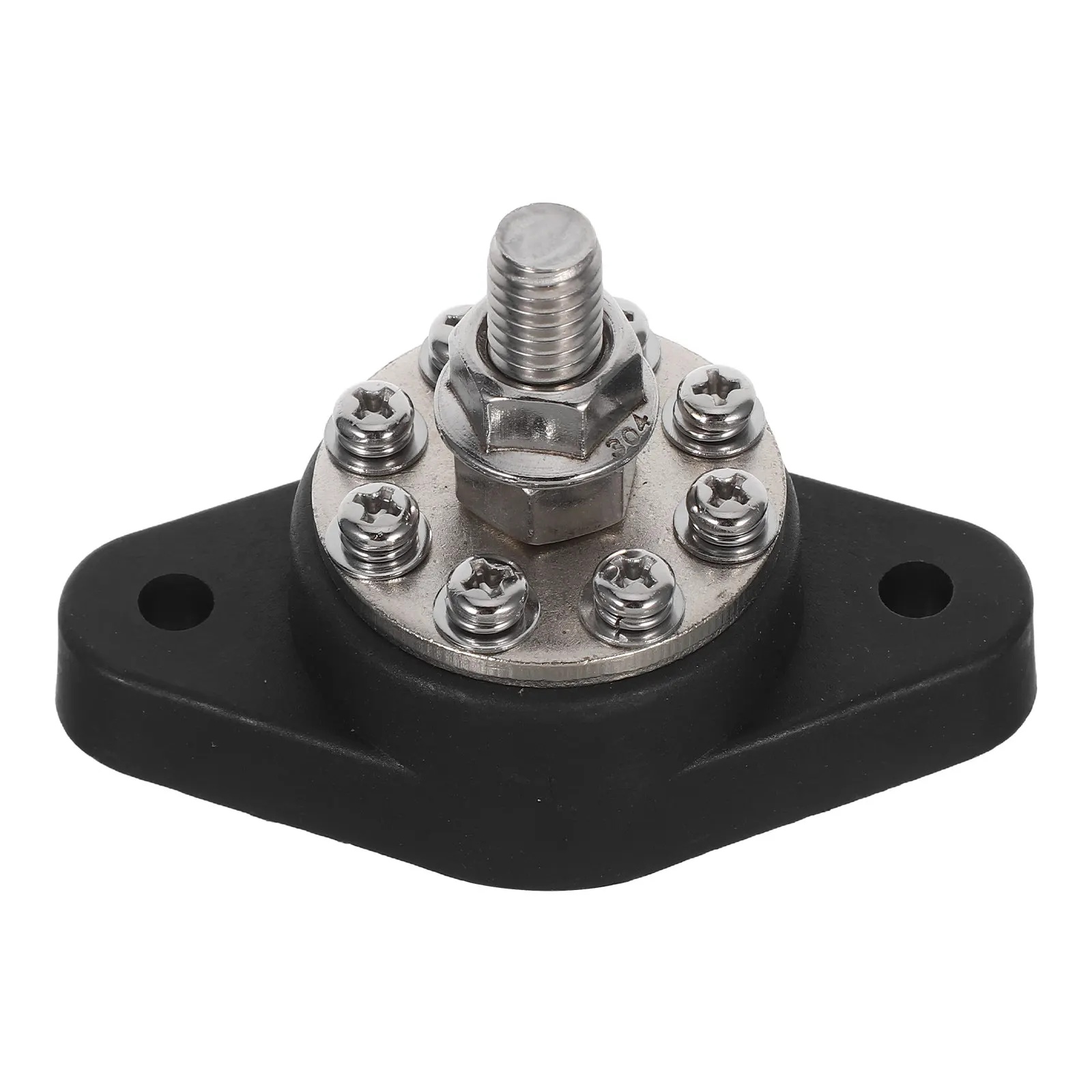 8-Way Terminal Stud Power Distribution Block Bus Bar for Rv Marine Vehicle Electrical Grounding Junction Box Corrosion Resistant